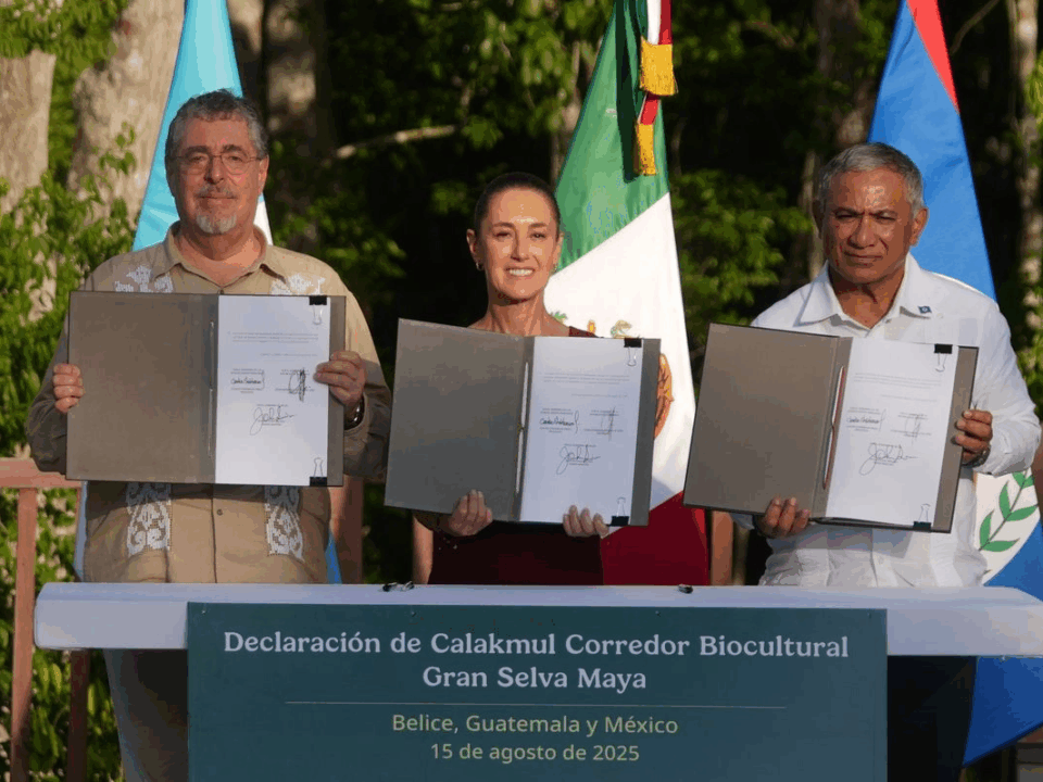 El acuerdo fortalece la cooperación para construir una región más conectada, sustentable y comprometida con el bienestar de nuestros pueblos. Foto: Presidencia de la República Mexicana